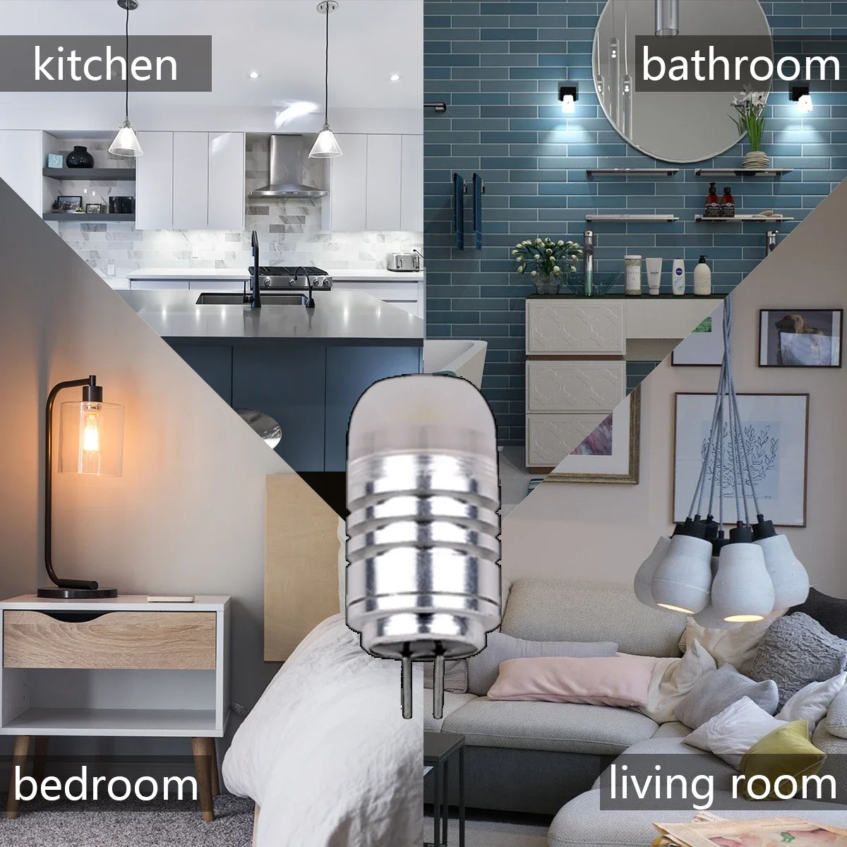 Светодиодный автомобильный светильник в контейнере Дисплей COB G4 12 В 3 Вт Супер