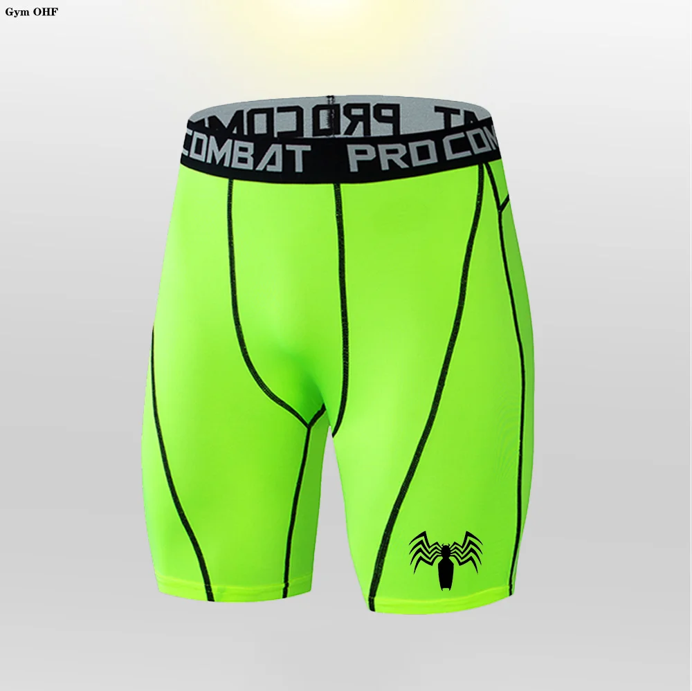 Спортивные трико для бега фитнеса велосипедные Компрессионные шорты Мужская