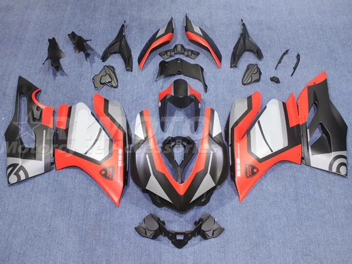 

Новинка Обтекатели для мотоцикла Ducati Panigale 1299 959 2015 2016 2017 2018 комплект для кузова под давлением жемчужный белый чехол на заказ