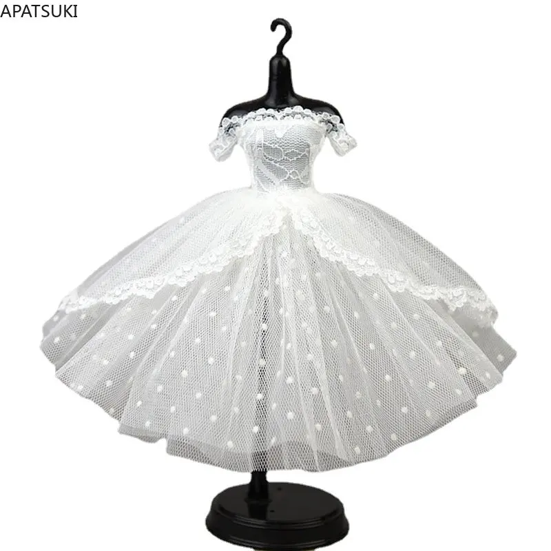 

Модное платье для куклы в белый горошек, Одежда для куклы Барби, Одежда для куклы Blythe Dress 1/6 BJD, аксессуары для кукол, игрушки