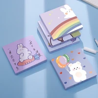 korean anime cartoons memo pads cute students portable notebook stationary notepad office tag planner sticky notes stationery