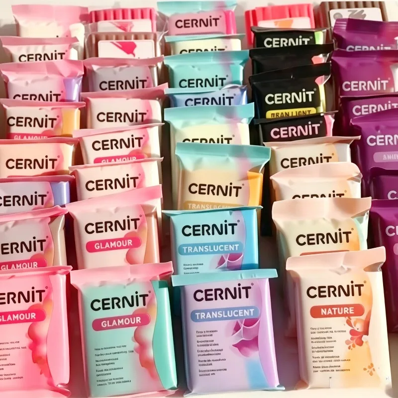 Фото Полимерная глина Cernit Number One Series Professional Ultra Fine Soft для рукоделия, изготовления сережек, подвесок и ювелирных изделий, 56 г