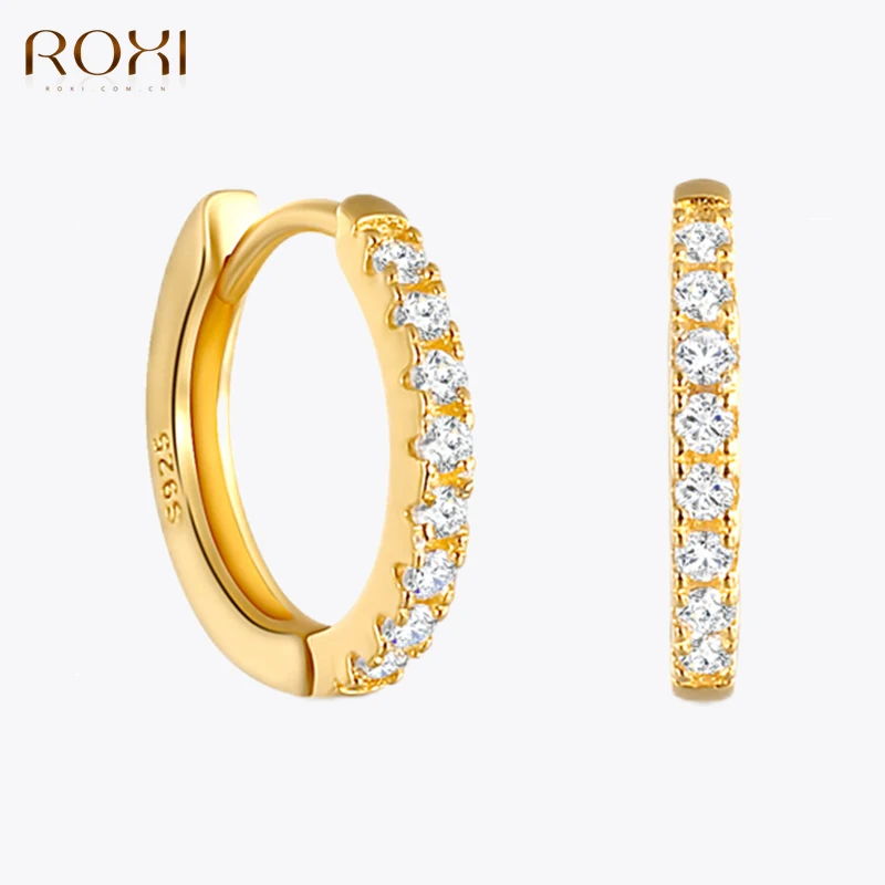 

Серьги-кольца женские из серебра пряжки для ушей пробы с полукристаллами