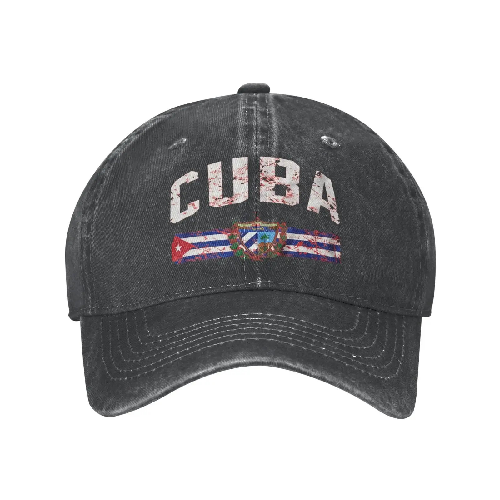 

Cuba Cuban Heritage National Flag Cap Women's Caps Cowboy Hats Satin Cap Balaclava Man Custom Logo Trucker Cap Cowboy Cap Male