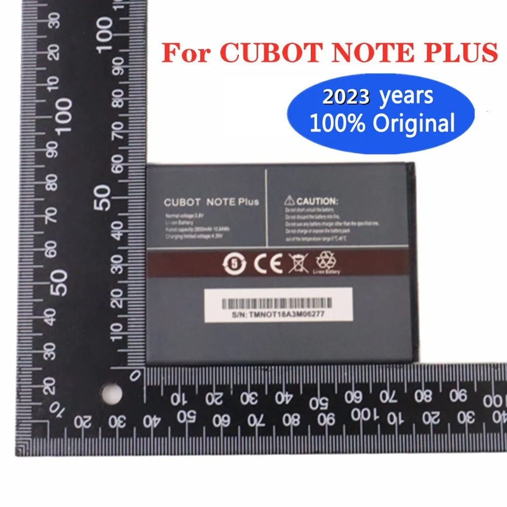 

2023 yaers 100% оригинальный запасной аккумулятор для CUBOT NOTE PLUS большой емкости 2800 мАч мобильный телефон