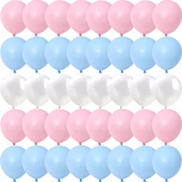 hot products in 2022 blue pink gold boy or girl metal latex balloons birthday party matte globos baby shower wedding decorations
