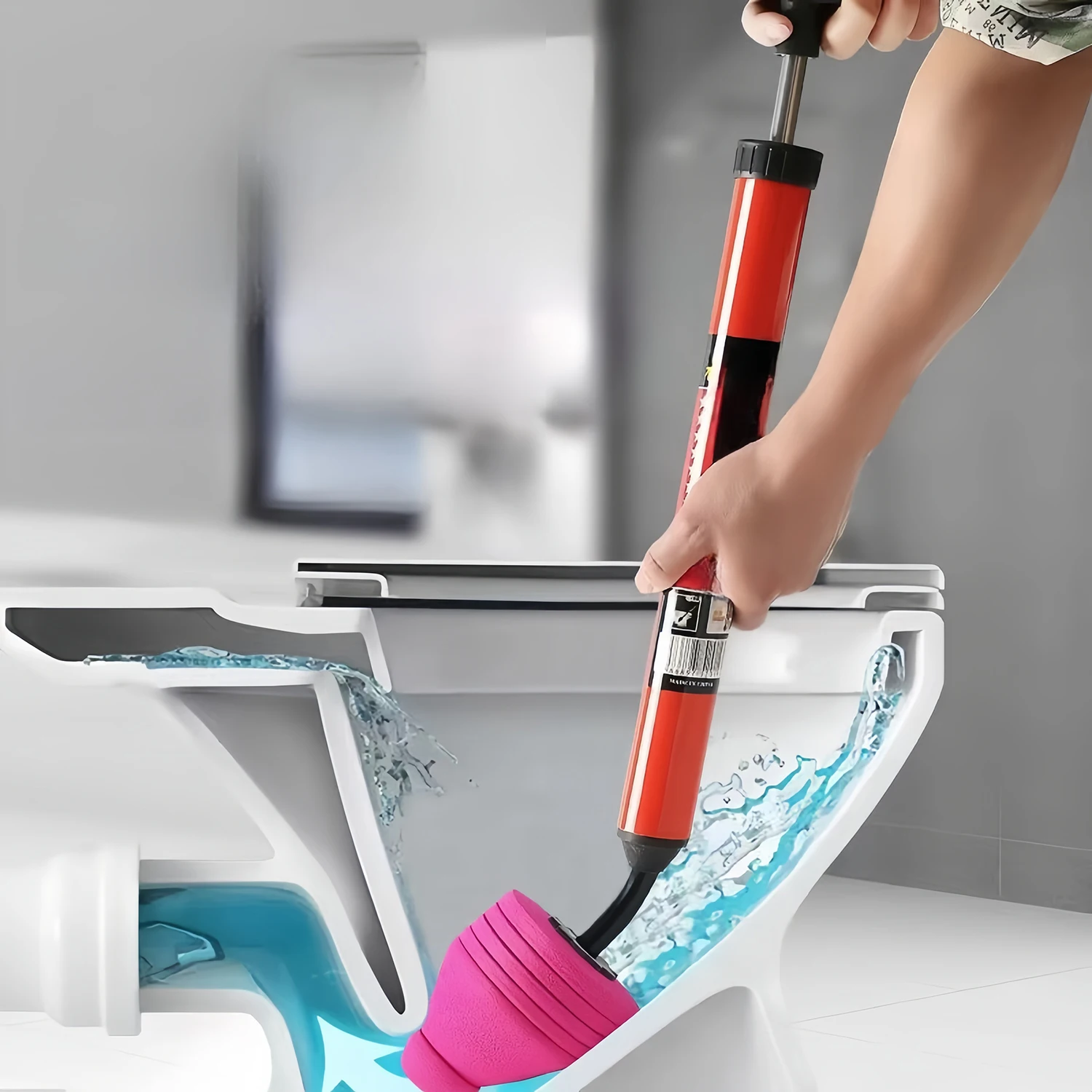 1 шт. разблокировка унитаза устройство разблокировки сточных вод бытовая