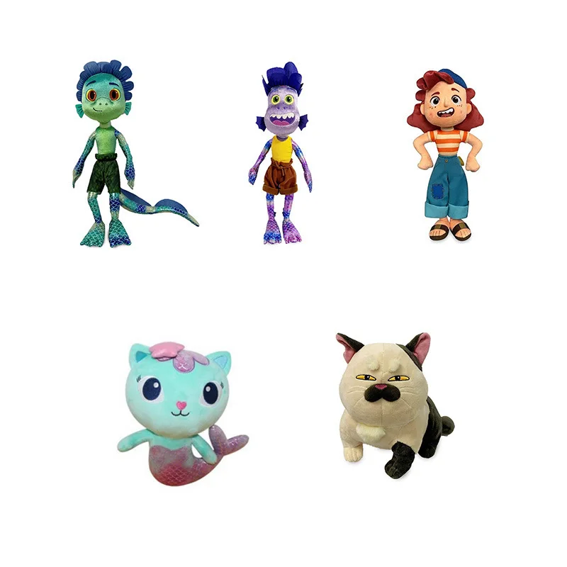 

18-45CM Disney Pixar Luca Soft Animal Cartoon Cushion Mermaid Cute Plush Toy Stuffed Lovely Kids Birthyday Gift Home Decorative