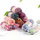 100 г цветная ткань толстая пряжа для вязания сделай сам кроше ковры нитки пряжа для вязания шерсть хлопок для ручной вязки корзина 2 см