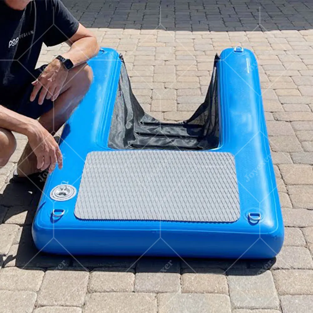 Прочная оптовая продажа надувная доска для собак плавающая водная рампа