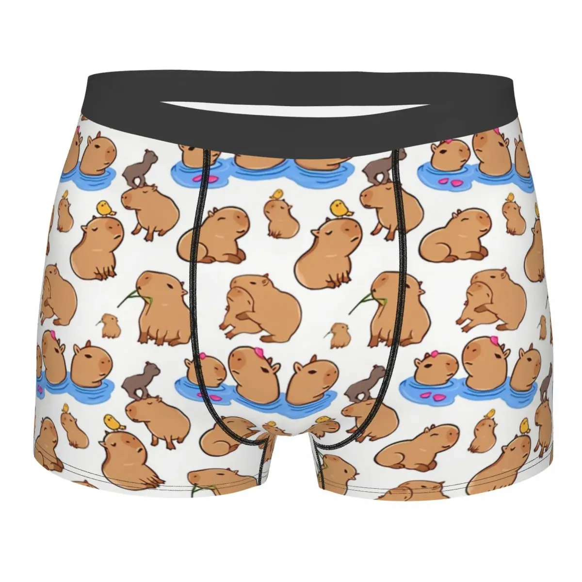 

Water Man's Boxer Briefs Underpants Capybara Highly Breathable Top Quality Sexy Shorts Gift Idea