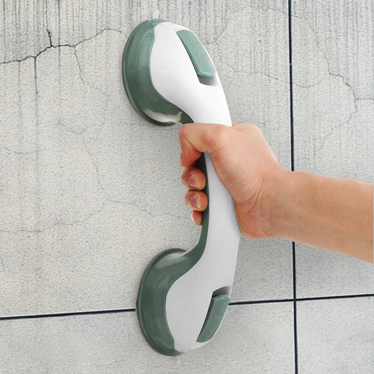 

1pcs Bathroom Strong Vacuum Suction Cup Handle Anti Slip Support Helping Grap Bar for elderly Safety Bath Shower Grab Bar