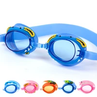 swimming goggles cartoon kids boysgirls waterproof anti fog flat swimming goggles factory wholesale