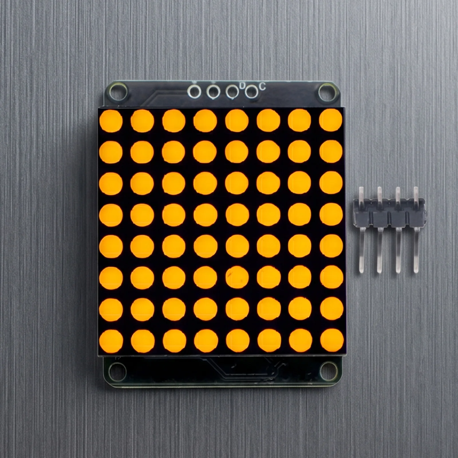 Фото Модуль матричного светодиодного дисплея 8x8 с интерфейсом I2C, драйвер HT16K33, модуль светодиодной матрицы для Arduino №2