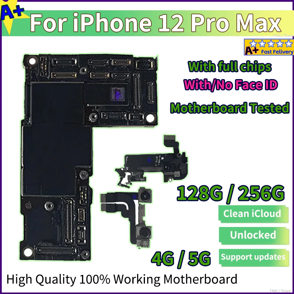 Аутентичная Протестированная Материнская Плата Для iPhone 12 Pro Max Face ID