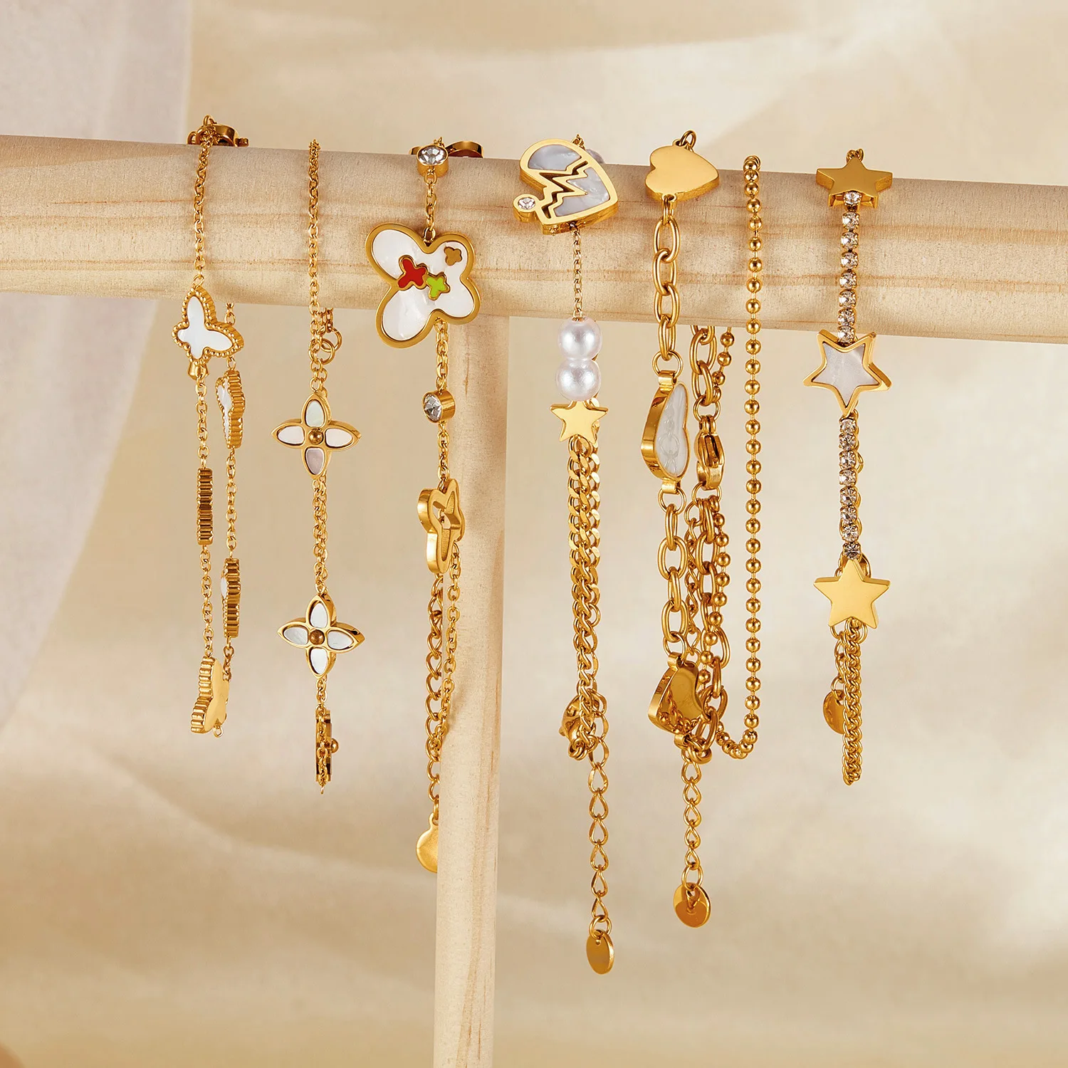 Япония и Южная Корея модный простой женский браслет из нержавеющей стали