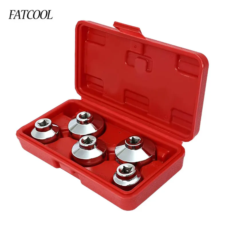 Caps Wrench Socket Set 24mm 27mm 32mm 36mm 38mm With A Storage Case Removal Tool For Geely For Nissan