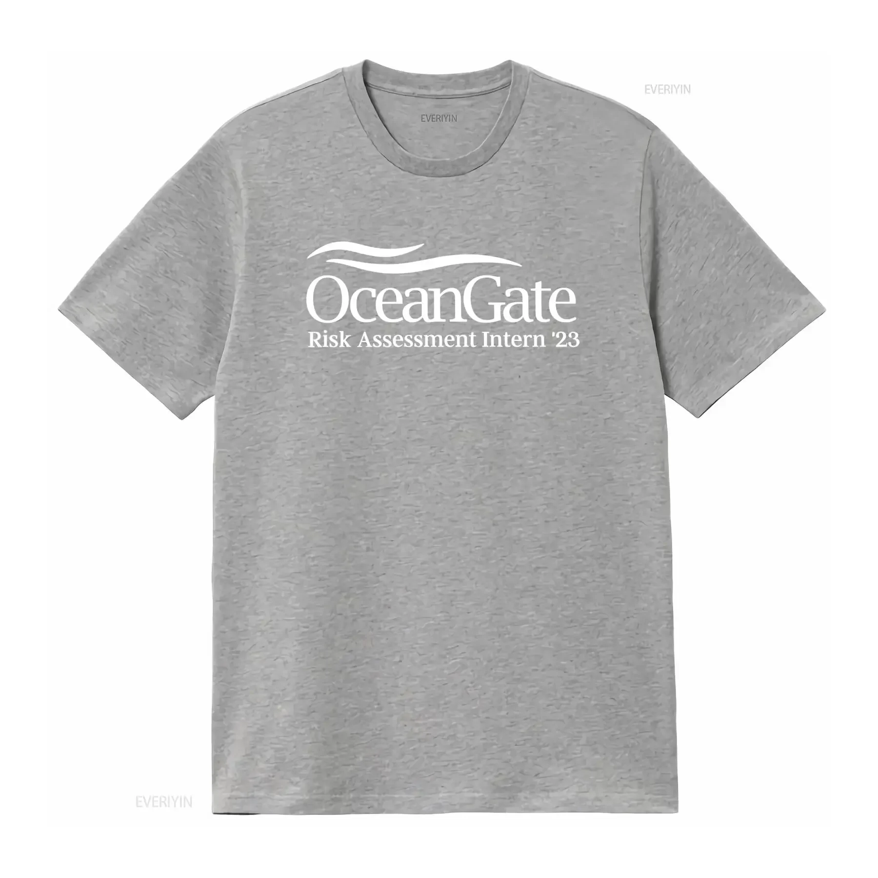 Фото Футболка Oceangate Risk Assessment Intern '23, стильный уникальный дизайн для законодателей моды, винтажная, в стиле стритвир, повседневная, мужская. №3