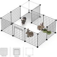 diy pet playpensmall animals cage diy wire fence with door for indooroutdoor useportable yard fence for small