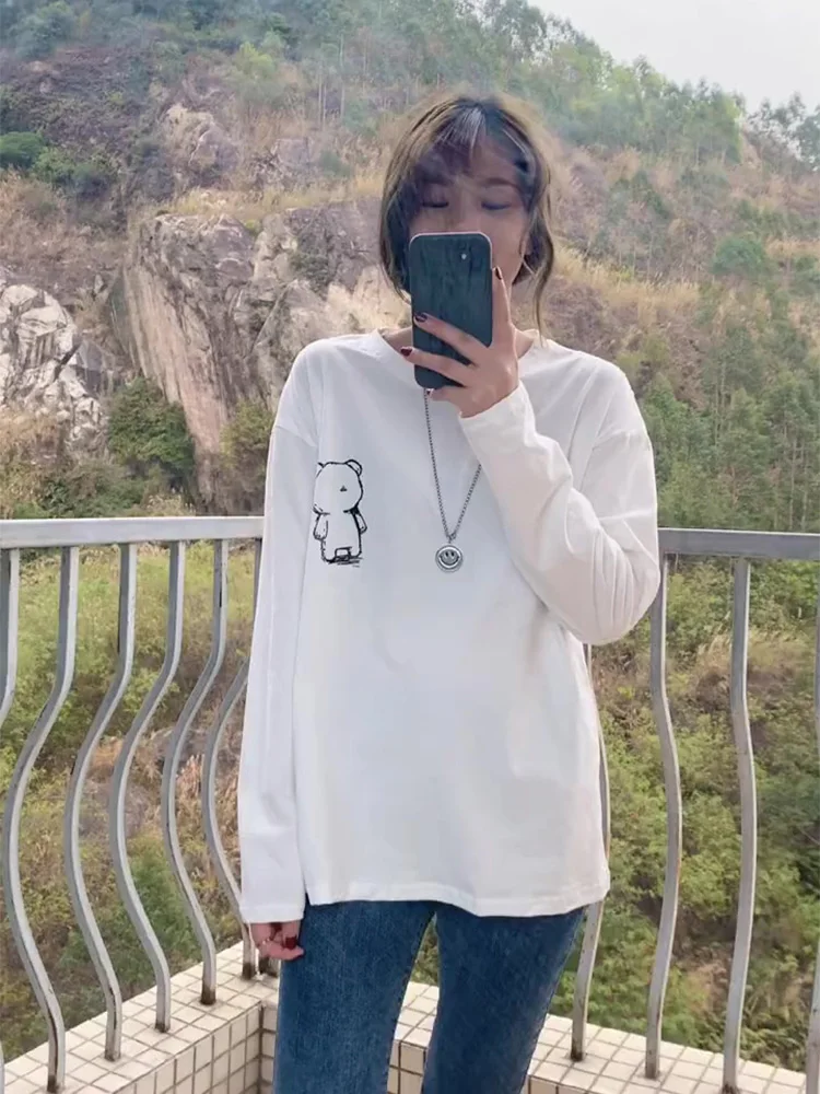 Популярная в этом году модная брендовая американская простая хлопковая футболка