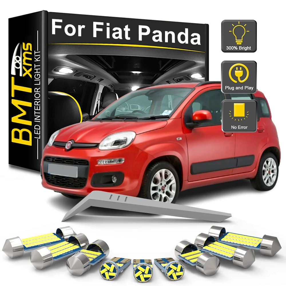 Светодиодное внутреннее освещение BMTxms для Fiat Panda 2-3 III 169-319 2003-2018 моделей