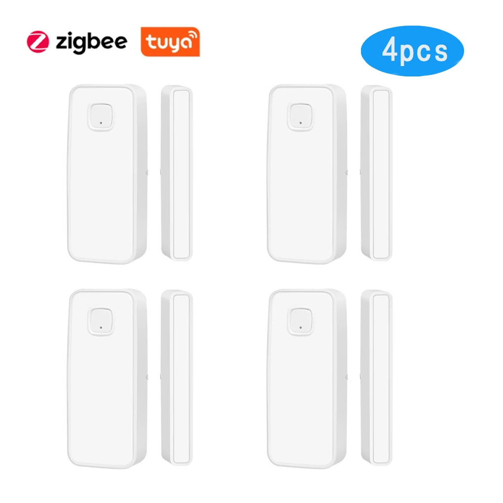 

Беспроводной датчик окон и дверей, магнитный сенсор с Wi-Fi для обнаружения контактов, смарт-дверей, батарея в комплект не входит