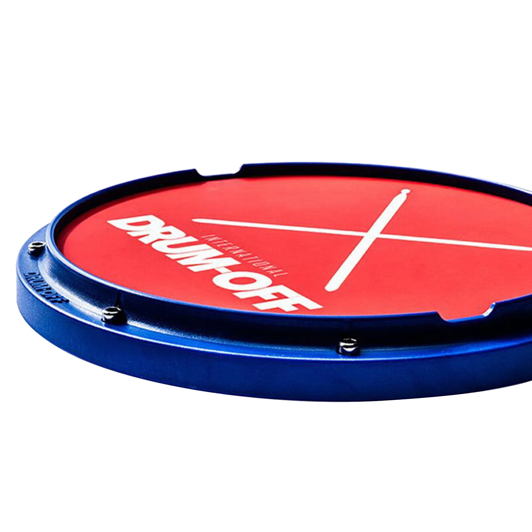 

12 Inch Dumb Drum for Beginner Practice Training Rubber Drum for Percussion Instruments,Red