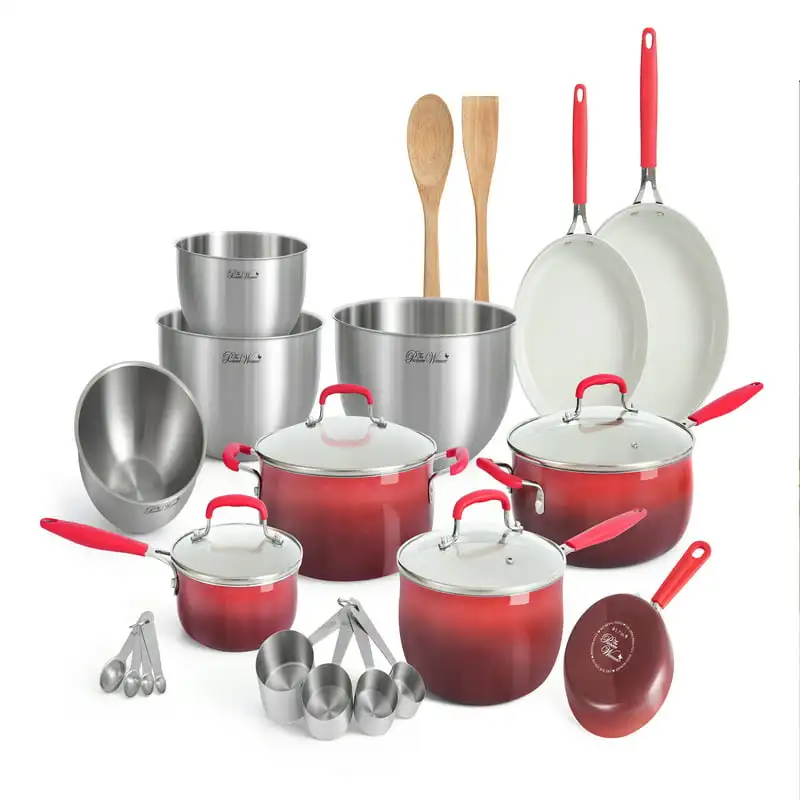 

25pc Cw Set Red