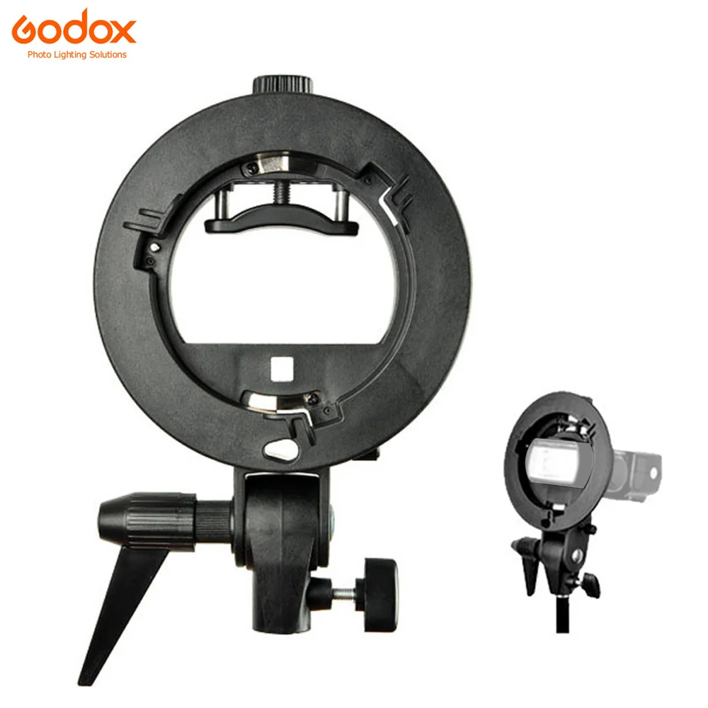 

Godox S-type Bracket Bowens Mount Holder for Speedlite Flash Snoot Softbox Honeycomb Photo Studio Accessories