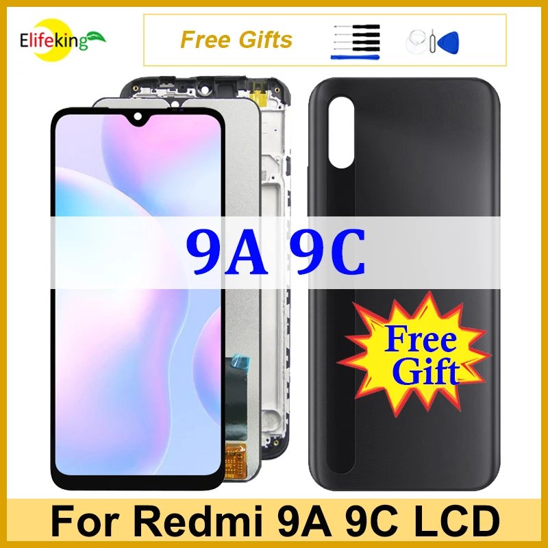 

6.53" Screen For Xiaomi Redmi 9A 9C LCD Display Touch Panel M2006C3MG M2006C3LI M2006C3LC Replacement Digitizer Assembly Repair