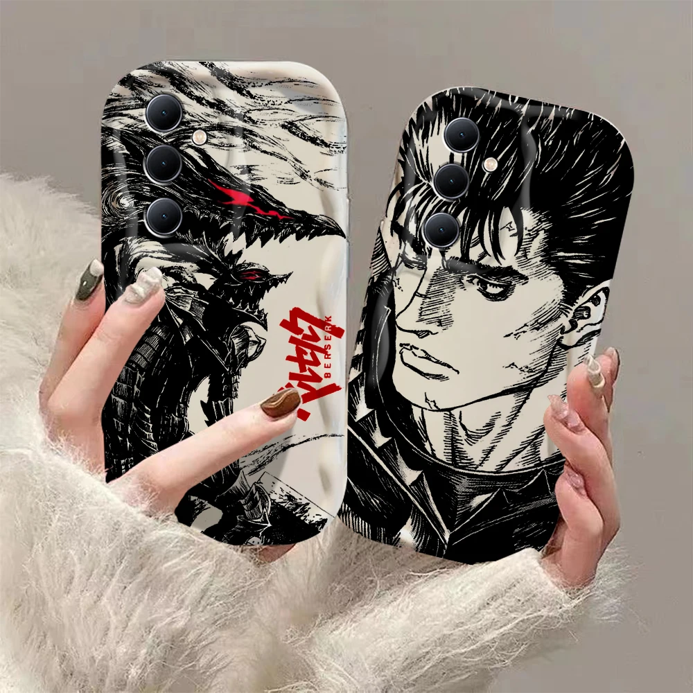 Чехол Berserk Comics 3D Wave для Samsung A73 A72 A71 A55 A54 A53 A35 A34 A33 A25 A24 A23 A15 A14 A13 A05 A04 A03 4G 5G Cover