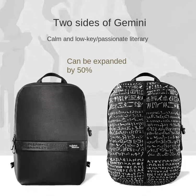 

Xd Design Anti-Theft Backpack Male and Female Computer Bags Schoolbag Multi-Function Expansion Sports and Leisure Backpack