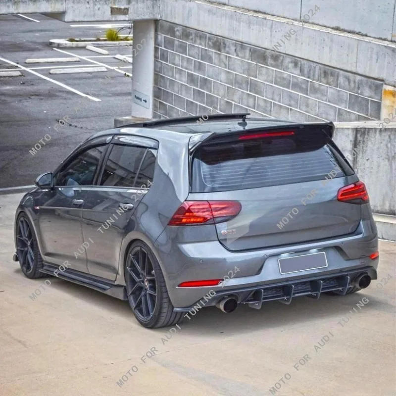 Для Volkswagen Golf 7/7 5 MK7 Facelift GTI GTD R 2013-2020 Стиль робота Задний спойлер на крышу Крыло