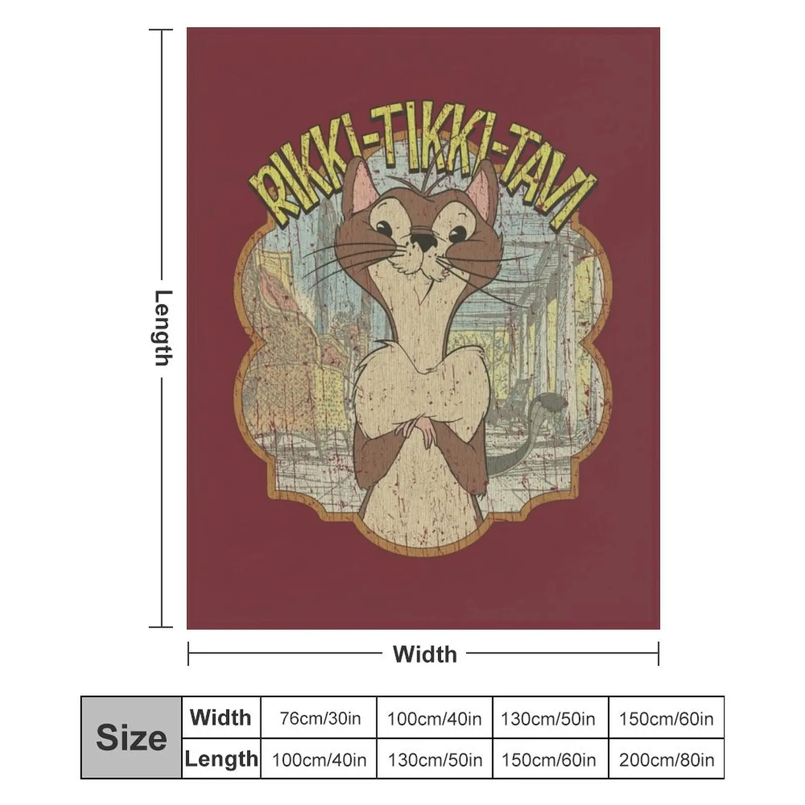 Одеяло Rikki-Tikki-Tavi 1975 г. Мягкие одеяла и из фланелевой ткани.