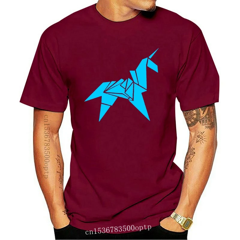 

Camiseta de Origami inspirada en la Film Blade Runner, camiseta Retro de quality Superior de los 80, CIFI, nueva