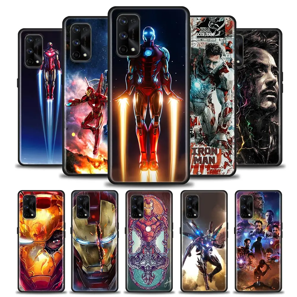 

Marvel Iron Man Avengers Comics Phone Case For Oppo Realme XT GT GT2 5 6 7 7i 8 8i 9i 9 C17 Pro 5G SE Master Neo2 3 Cover Fundas