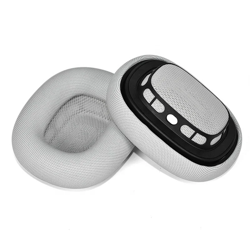 

Replacement Leather Earpads for Max Headphones Memory Foam Sleeve Earphone Earmuff(Silver)