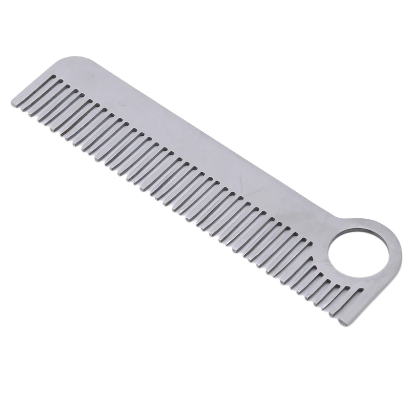 

1PC Stainless Steel Hair Combs Tactical Pocket Comb High Quality Health Care Tools For Women Men Unisex