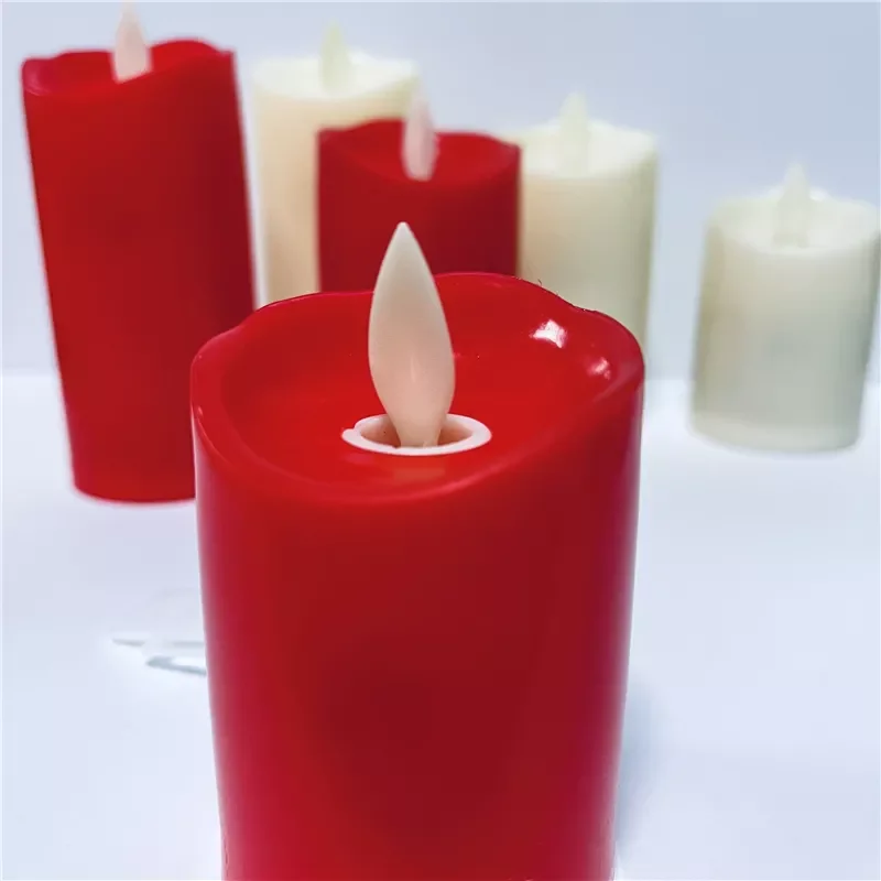 

Operated LED Candles Simulation Flameless Flickering Tea Light Fake Candle Votive Candle Worship Decor Candles