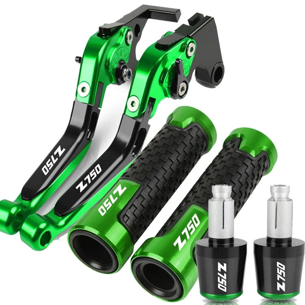 

Z750 LOGO Motorcycle For KAWASAKI Z750 2007 2008 2009 2010 2011 2012 Aluminum Brake Clutch Levers Handlebar Hand Grips ends