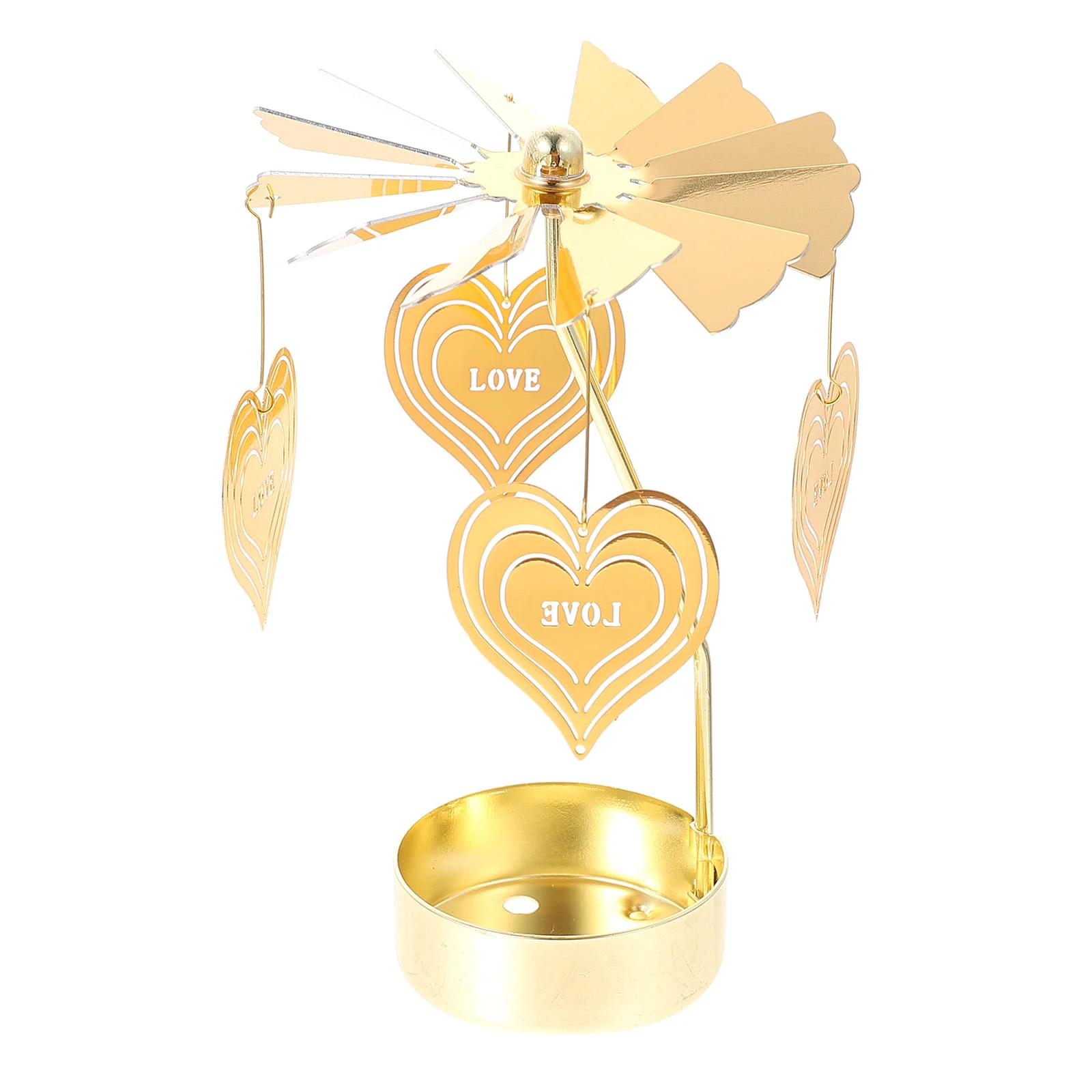 

Xmas Party Scene Prop Iron Crafts Creative Desktop Ornament Xmas Candlestick Golden Candleholder for Decor