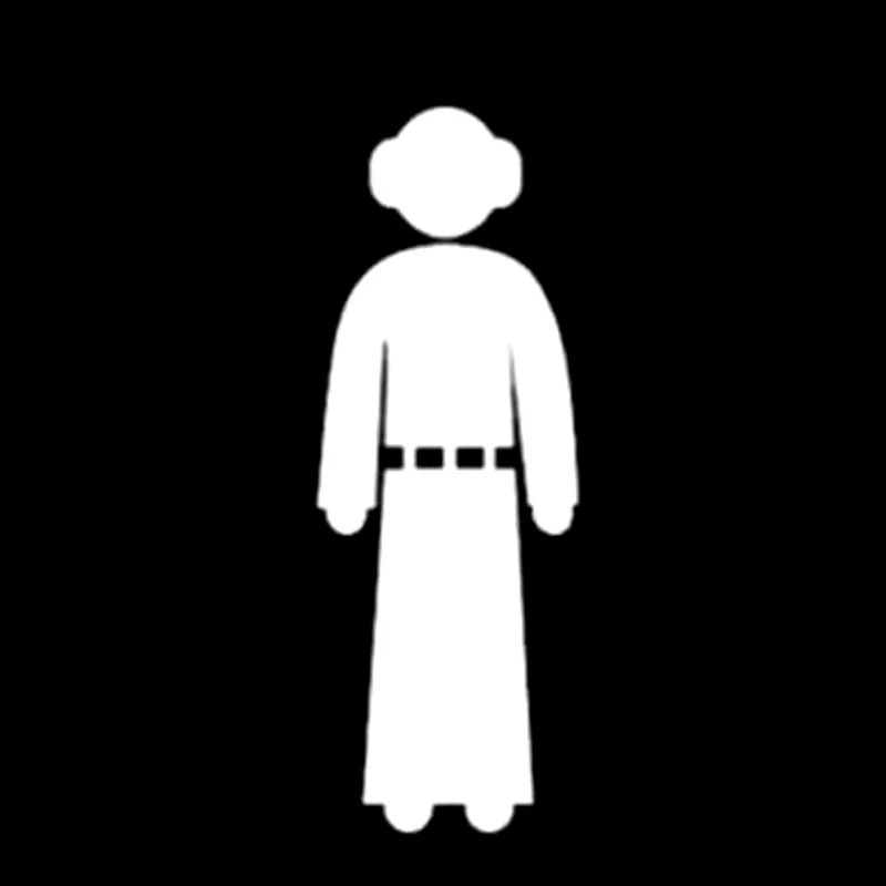 

Индивидуальная Автомобильная наклейка Leia, модные автомобильные аксессуары, водонепроницаемая и Солнцезащитная виниловая наклейка, Стайли...