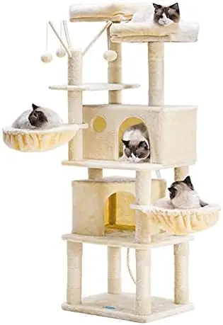 

Кошачье дерево, башня для кошек, кошачьи стойки с царапинами, корзина, 2 пещеры, 2 плюшевых перчатки, центр активности со съемными меховыми шариками