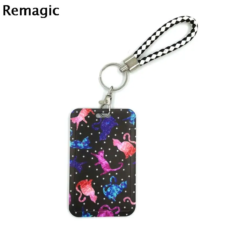 

Stars Cats Animals Key lanyard Car KeyChain ID Card Pass Gym Mobile Phone Badge Kids Key Ring Holder Jewelry Decorations
