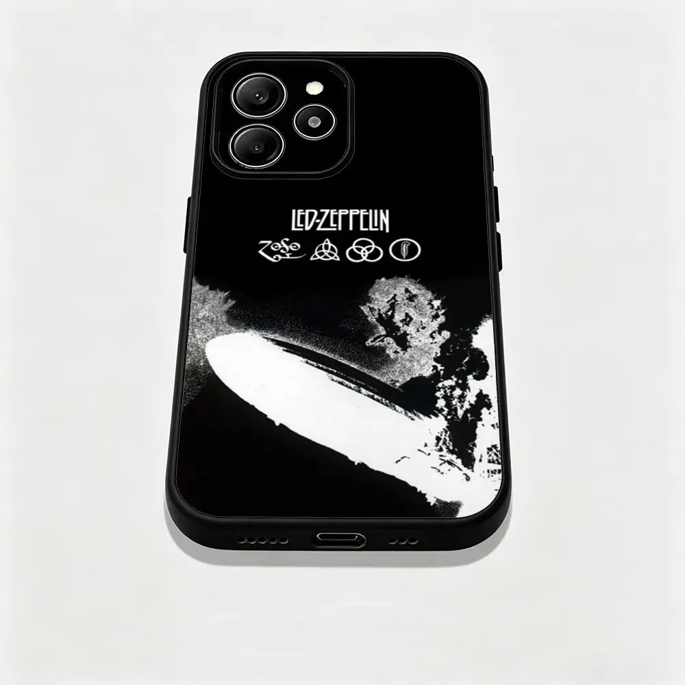 Фото Стильный чехол для телефона с изображением группы Zeppelin для Xiaomi Redmi Note 14 13 12 11 Pro Plus S 5G 14C A3, мягкий черный чехол №3