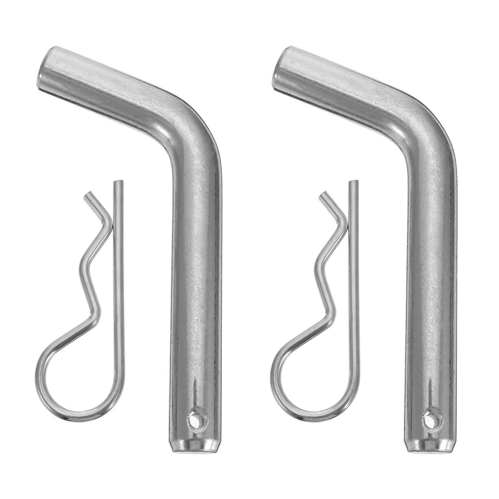 

Lock Spring Hitch Trailer Steel Stainless Pin Clip Door Towing Gate Heavy Duty Tailgate Garage Mental Auto Car