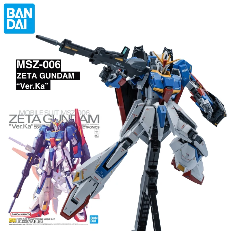 Bandai MG 1/100 мобильный костюм женская модель Gundam Ver.Ka Сборная коллекционная игрушка