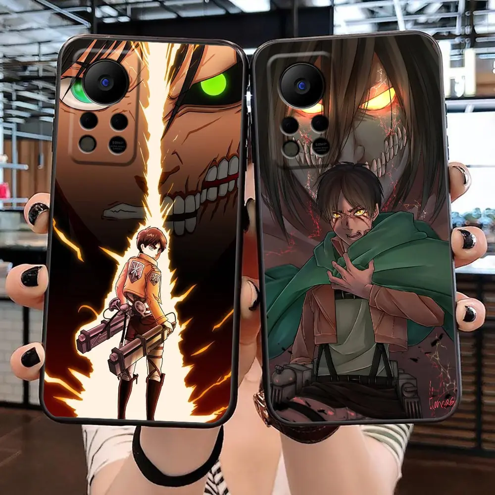 

Funda Case For Infinix TECNO SPARK 7 6 Go 5 Pro HOT 20 20I 20S 12 12I 11 11S 10 10I 10S 9 Case Eren Yeager A-Attack on Titan