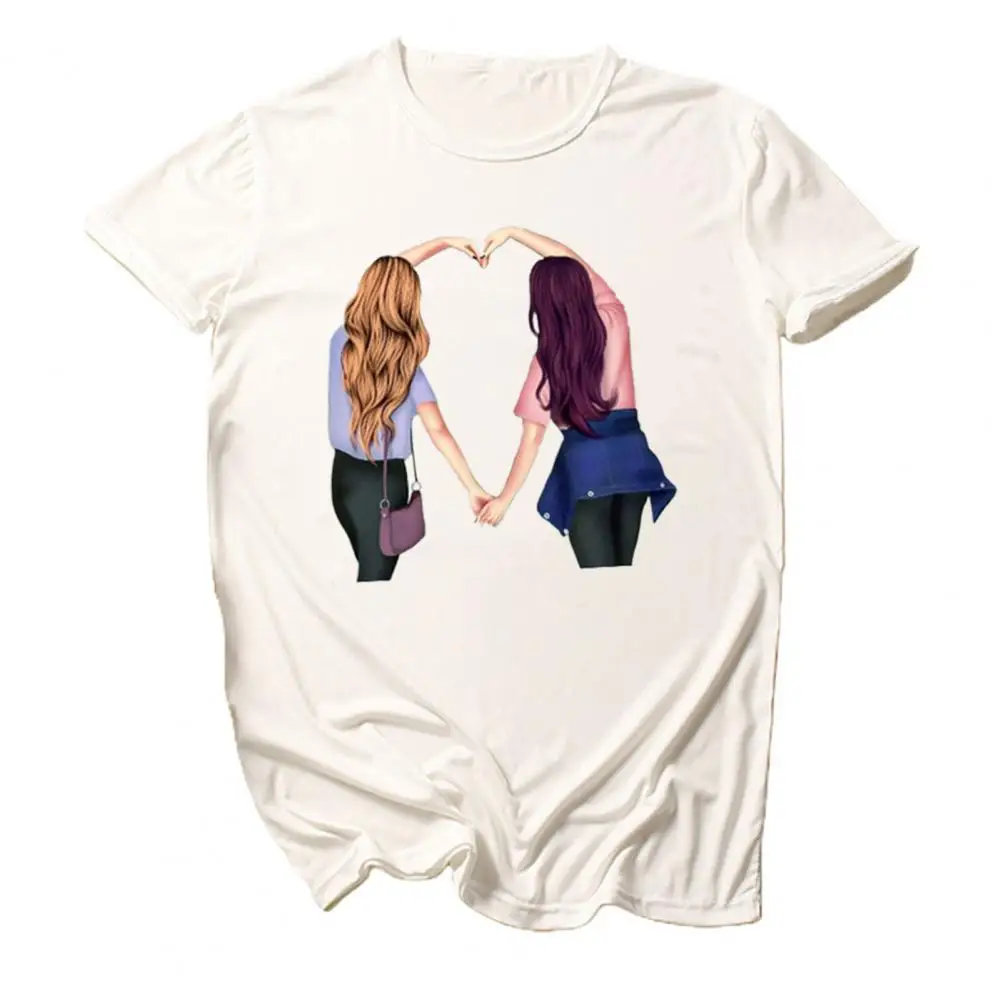 

Loose Women T-shirt Oversized Sweet Girl Graphic Pullover T-shirt summer clothes for Female Tops