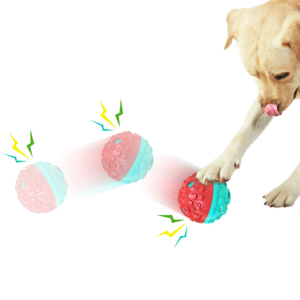 

Spike Ball Sounding Toy Dogs Molar Teeth Cleaner Small Spike Ball Pet Dog Toys Bite-Resistant Vinyl Toys Puppy Toy Dog Chew Toys